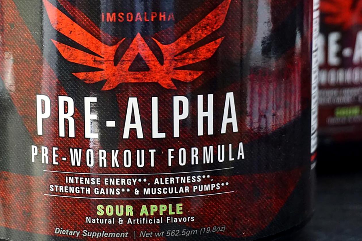 Mike Rashid's Pre Alpha preworkout now comes in a Sour Apple flavor Mike Rashid's Pre Alpha preworkout now comes in a Sour Apple flavor