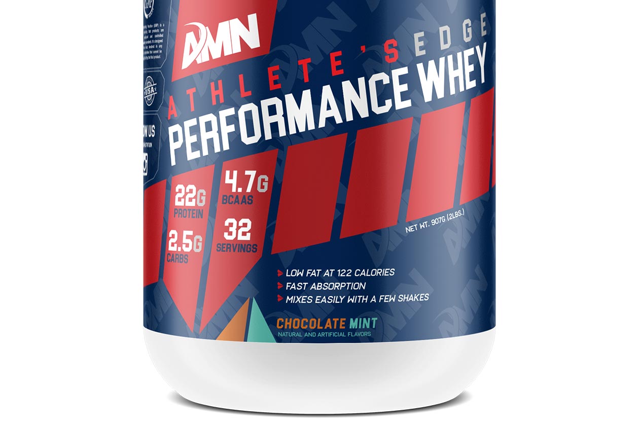 Chocolate Mint now available for AMN's Performance Whey Protein Stack3d