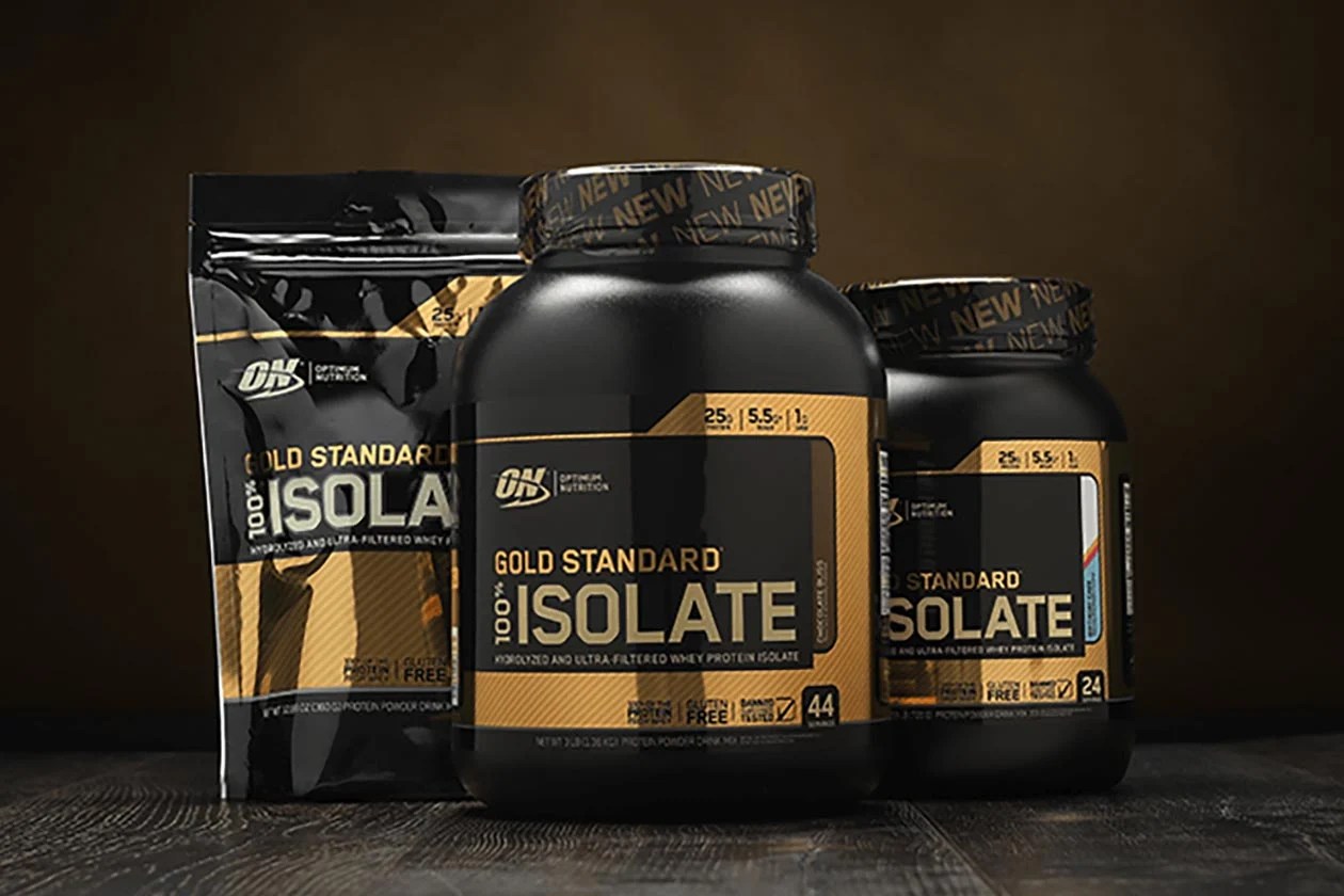 Optimum Nutrition Gold Standard Isolate powered only by whey isolate