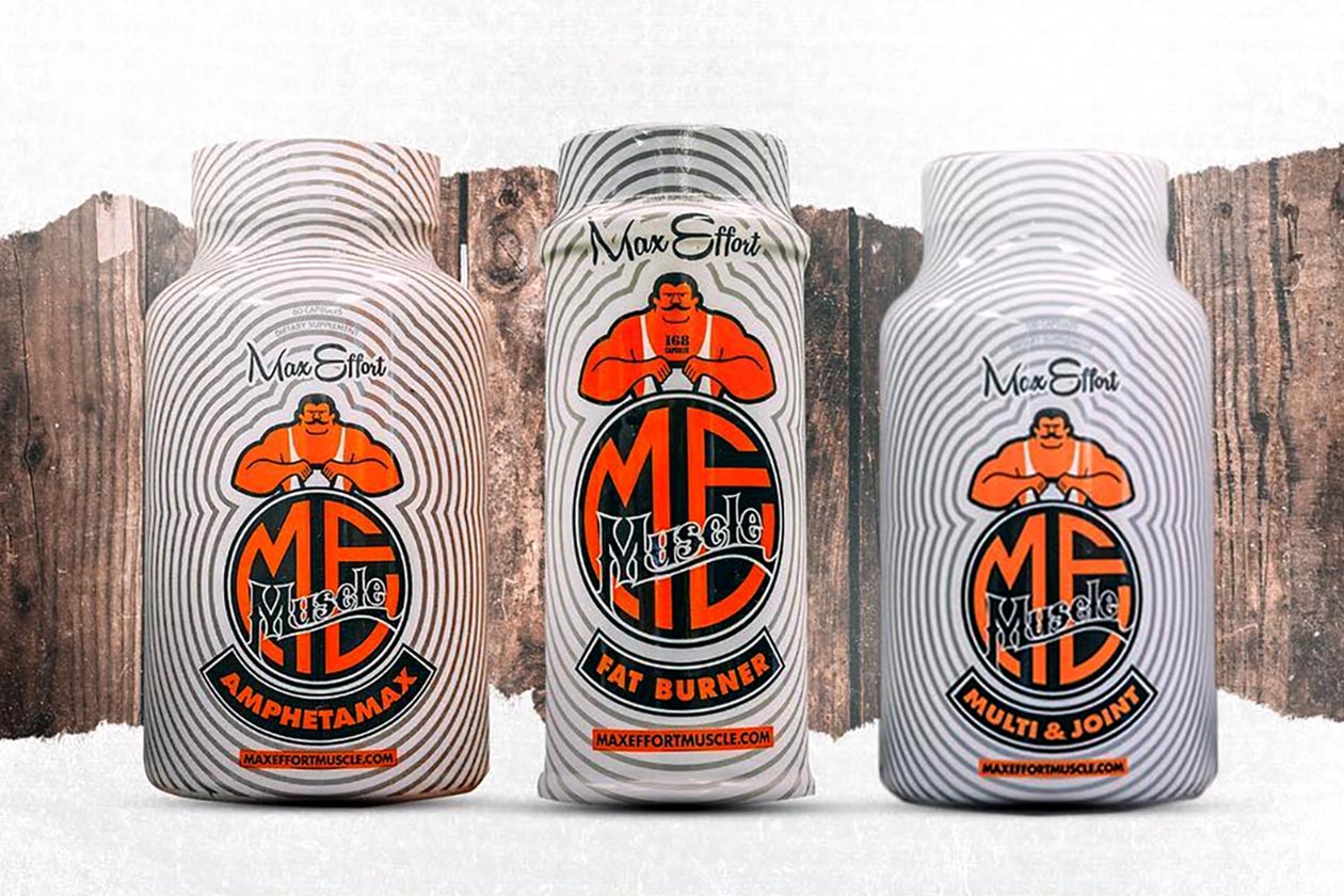 Get eight Max Effort Muscle supplements at 20 each for today only Get eight Max Effort Muscle supplements at 20 each for today only