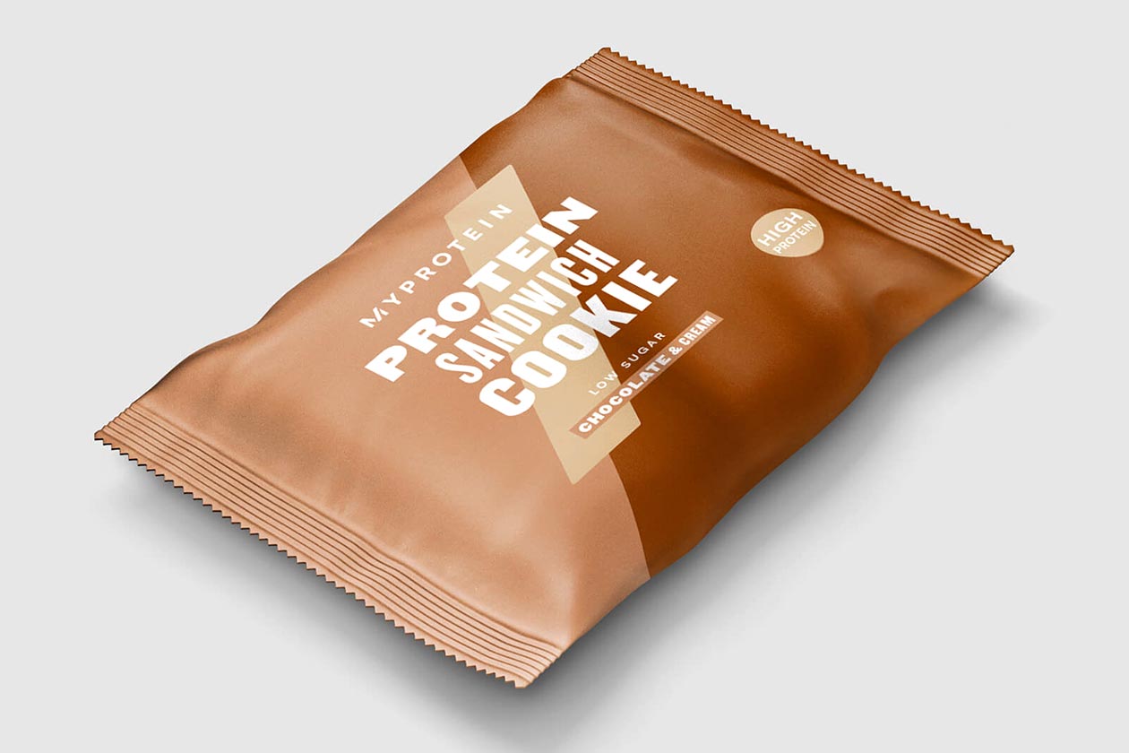 Myprotein renames its Protein Biscuit to Protein Sandwich Cookie Stack3d