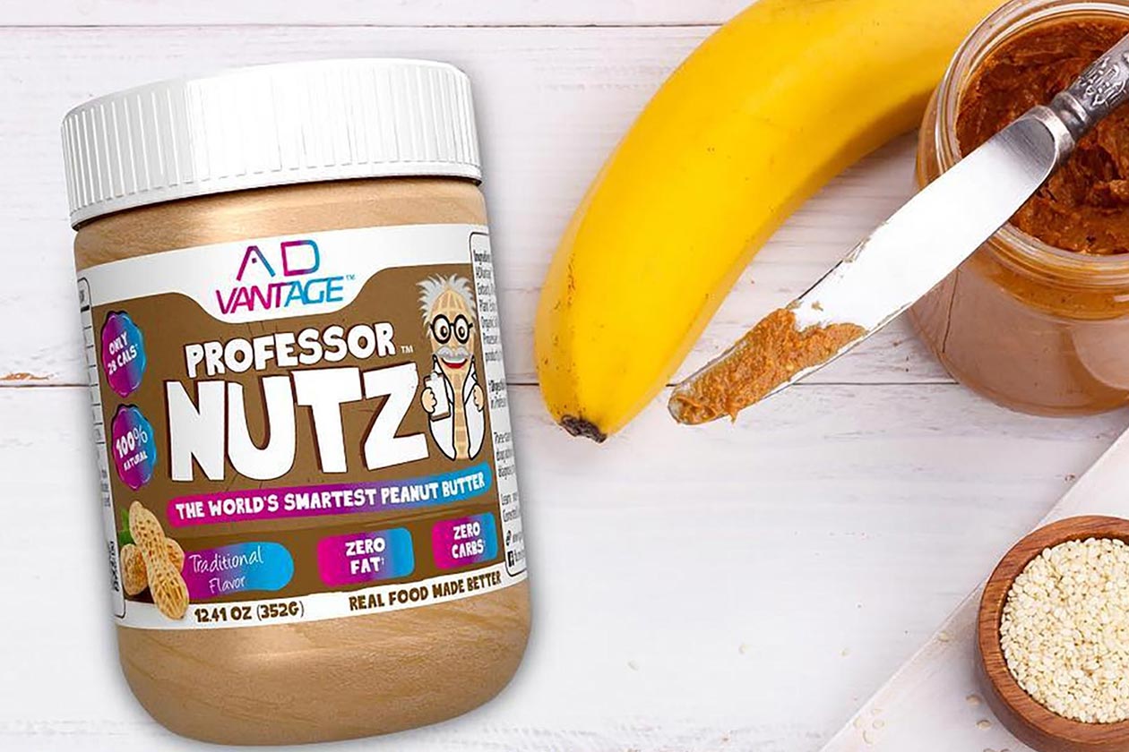 Zero fat and carb Professor Nutz peanut butter from ADVantage Stack3d