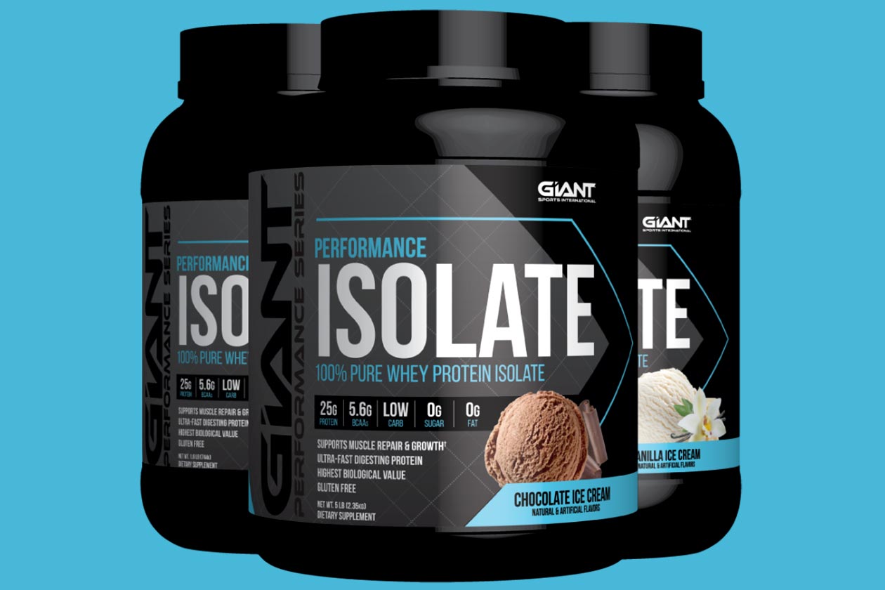 Giant shares details on its three Performance Series protein powders Stack3d