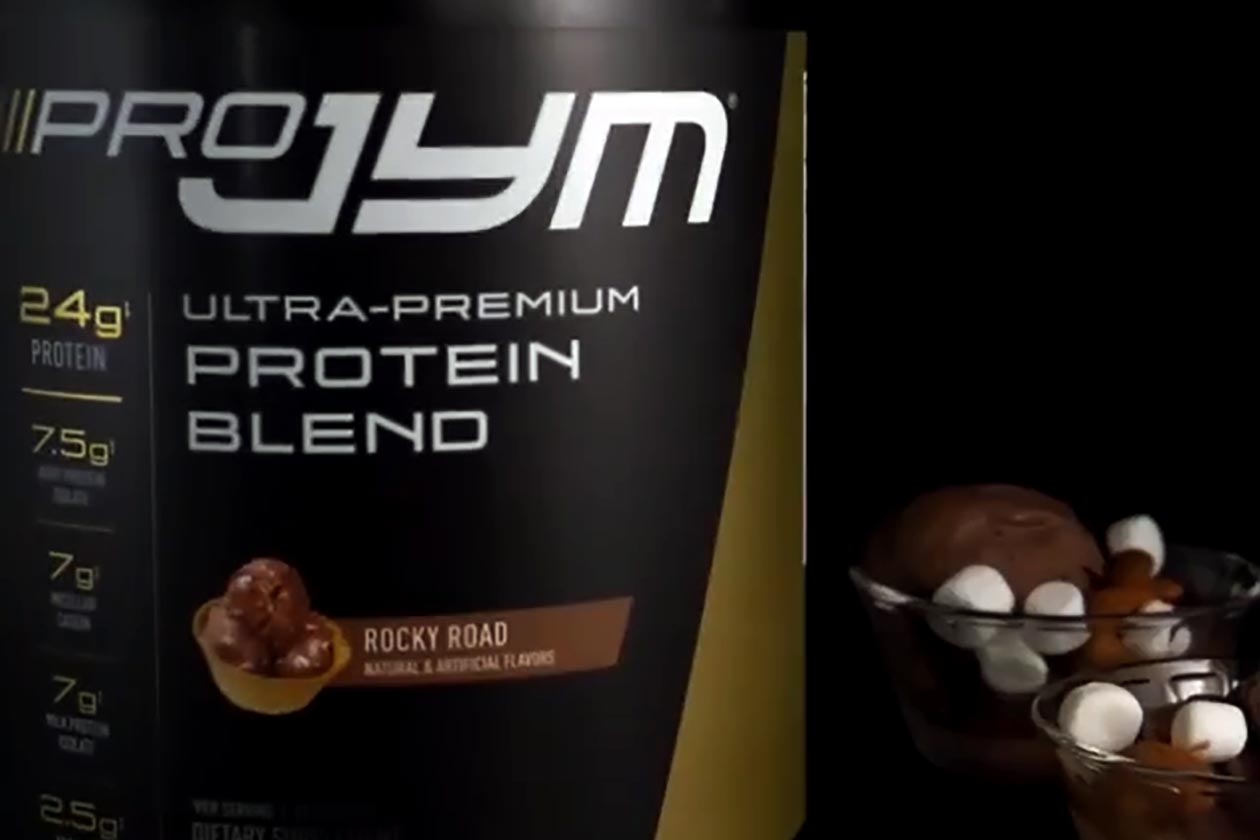 Rocky Road Pro Jym combines chocolate, marshmallows and choc chips