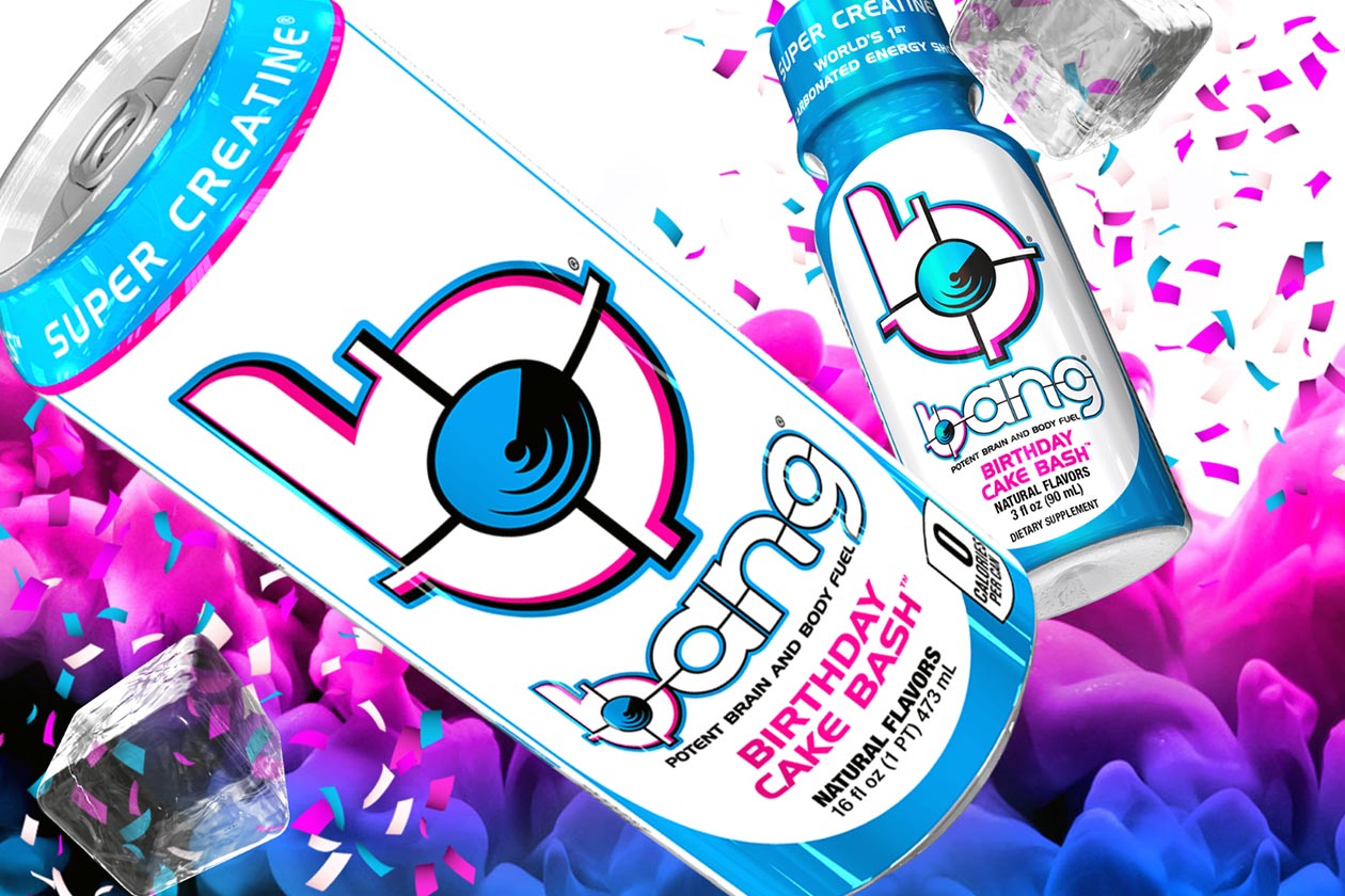 Birthday Cake Bash Bang Energy Shot arrives a week after the drink