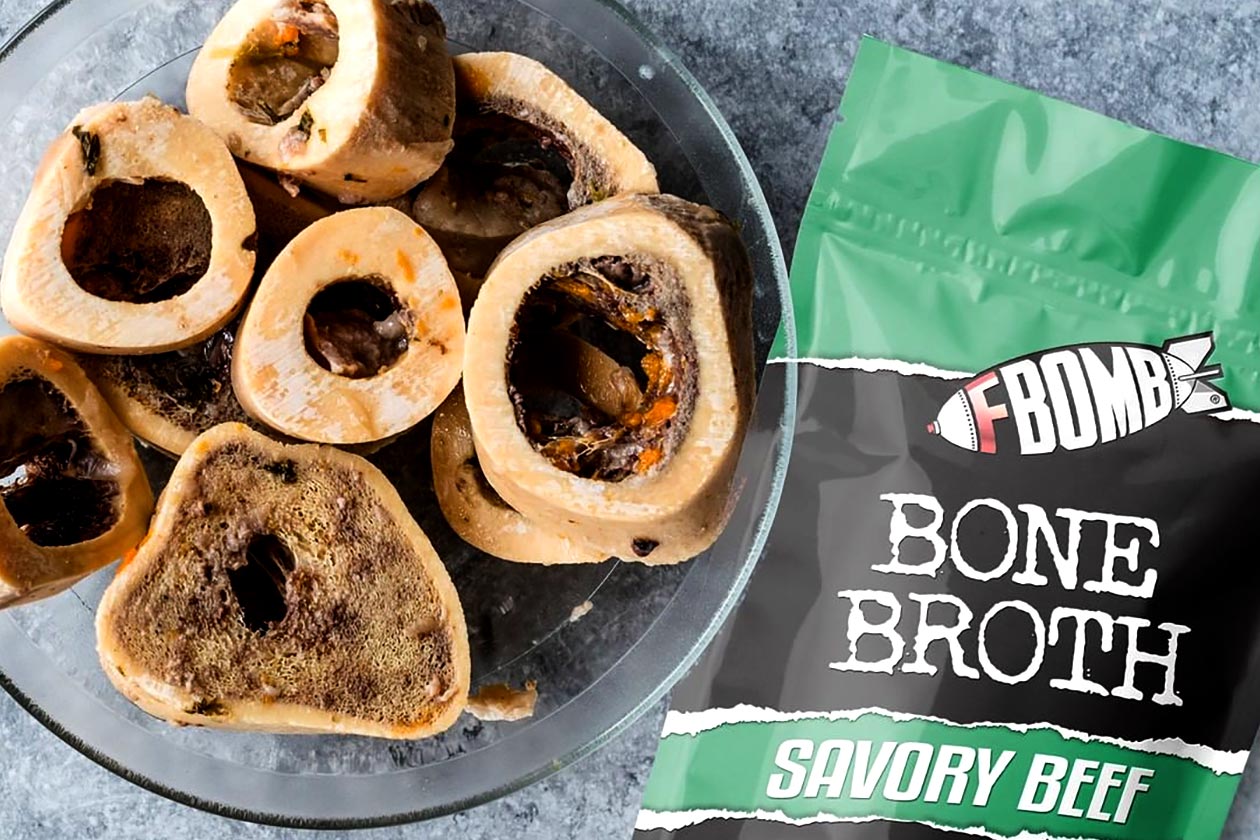 FBOMB Bone Broth made with grassfed beef bone broth for collagen
