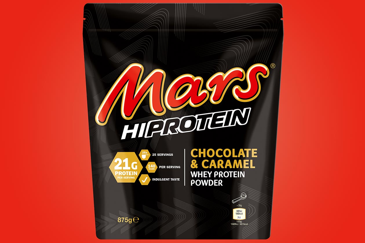Mars and Snickers HiProtein powders packing 21g of protein per serving