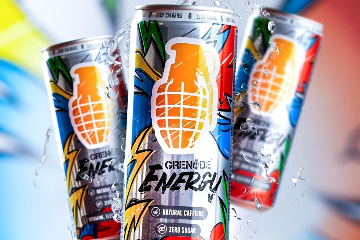 Introducing Grenade Energy with natural caffeine, BCAAs and zero sugar