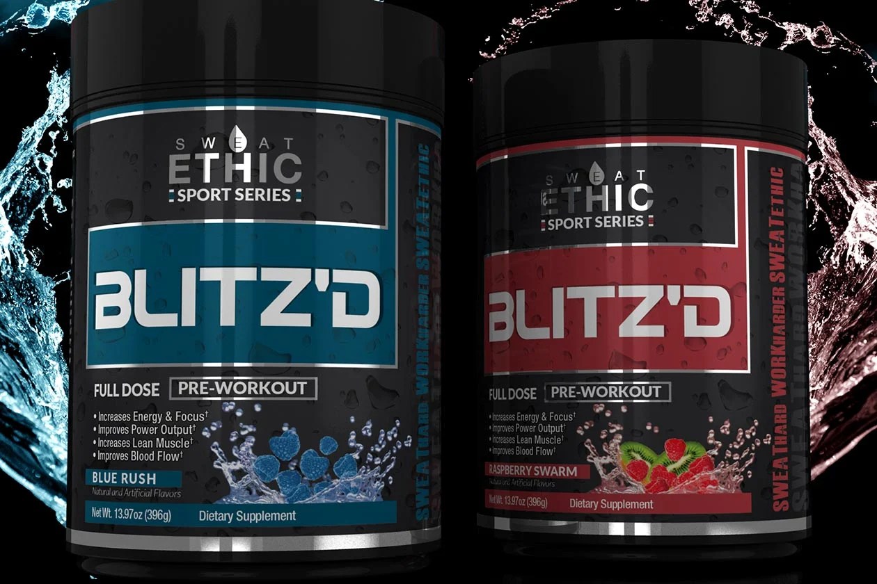 Sweat Ethic goes with heavier dosages for its Blitz'd preworkout