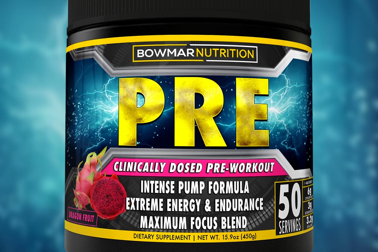 Bowmar Nutrition is revamping its stimluant Pre without betaalanine Bowmar Nutrition is revamping its stimluant Pre without betaalanine