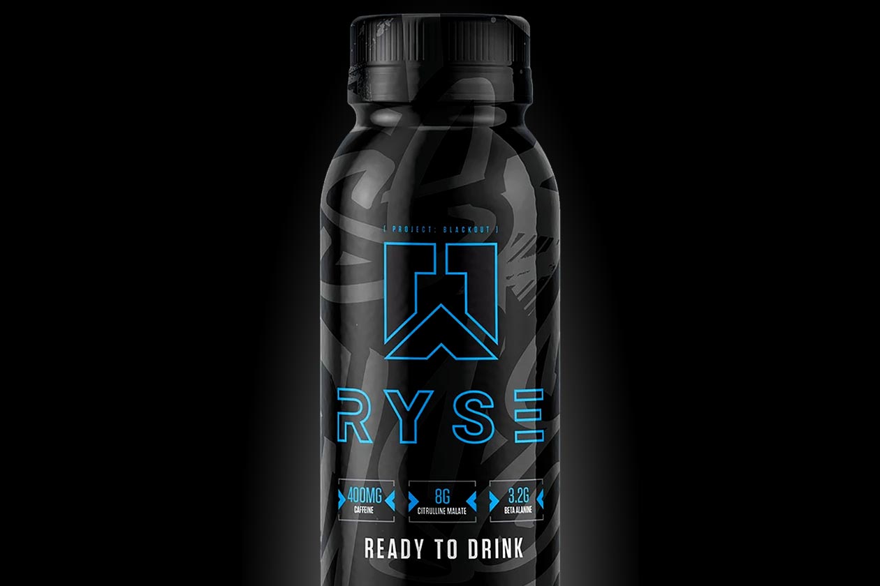 RYSE previews its Blackout PreWorkout RTD featuring 400mg RYSE previews its Blackout PreWorkout RTD featuring 400mg