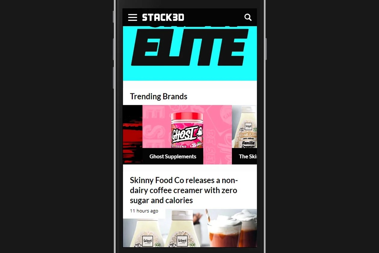 Trending Brands section highlighting the most exciting brands at Stack3d