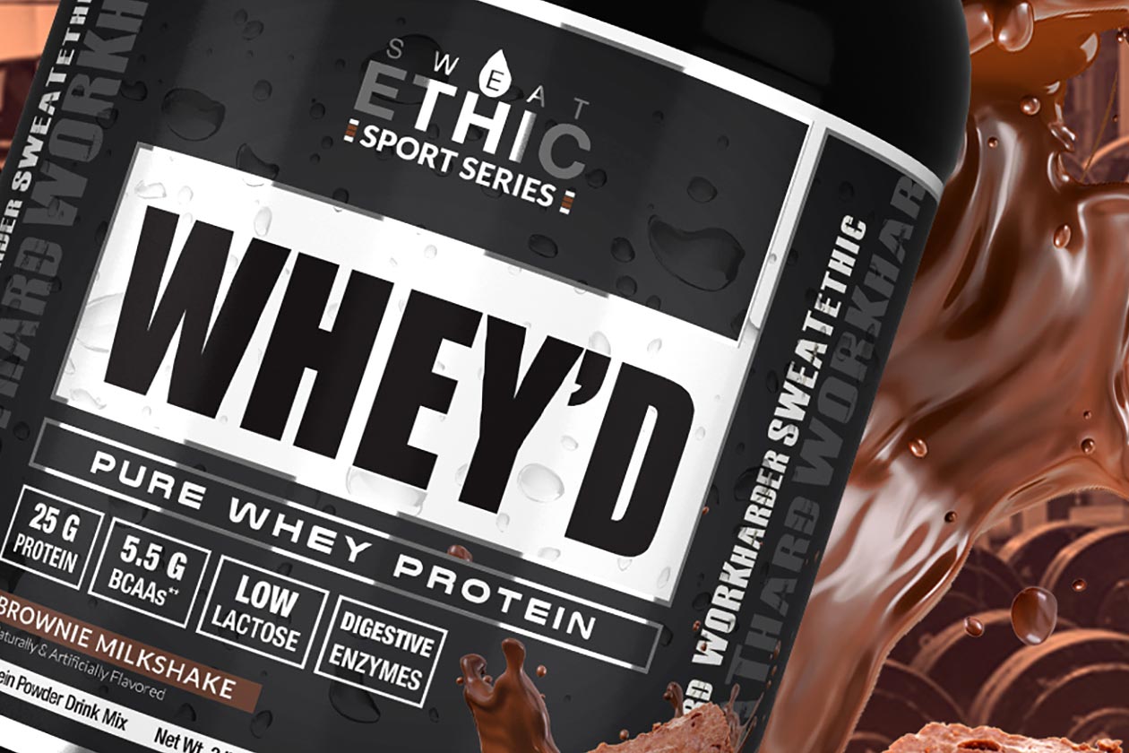 Sweat Ethic Whey'd combines a transparent blend of whey with enzymes
