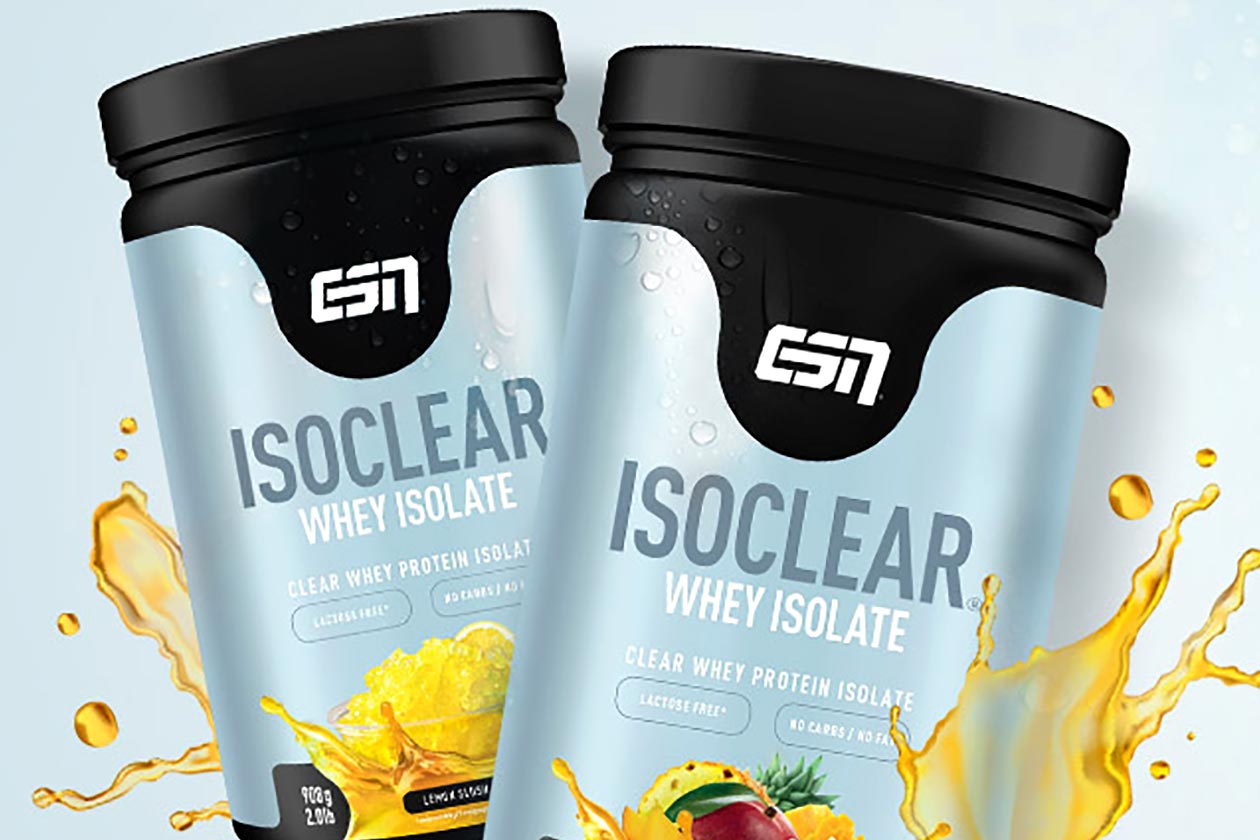 Whey isolatebased ESN ISOClear arrives in three fruity flavors