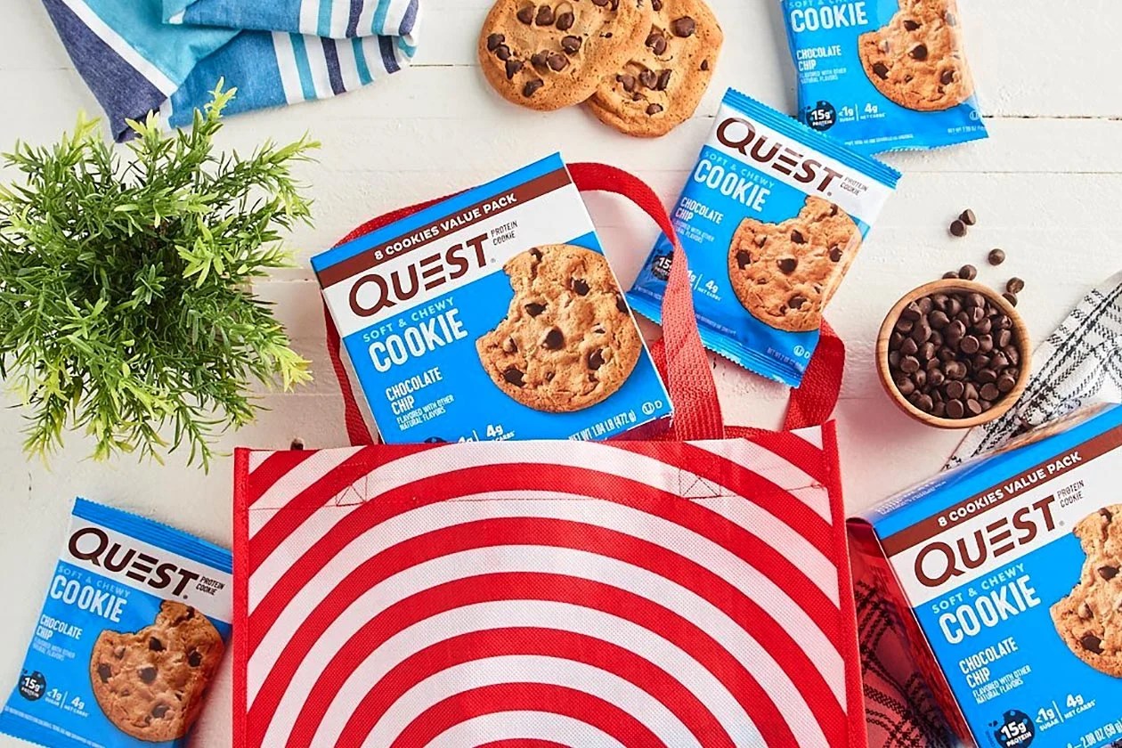 Chocolate Chip Quest Cookie gets an eight cookie box at Target