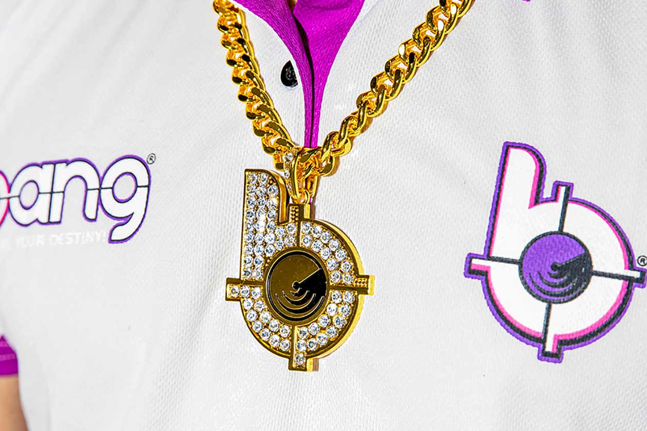 Bang Energy now sells goldplated Bang medallions on its website