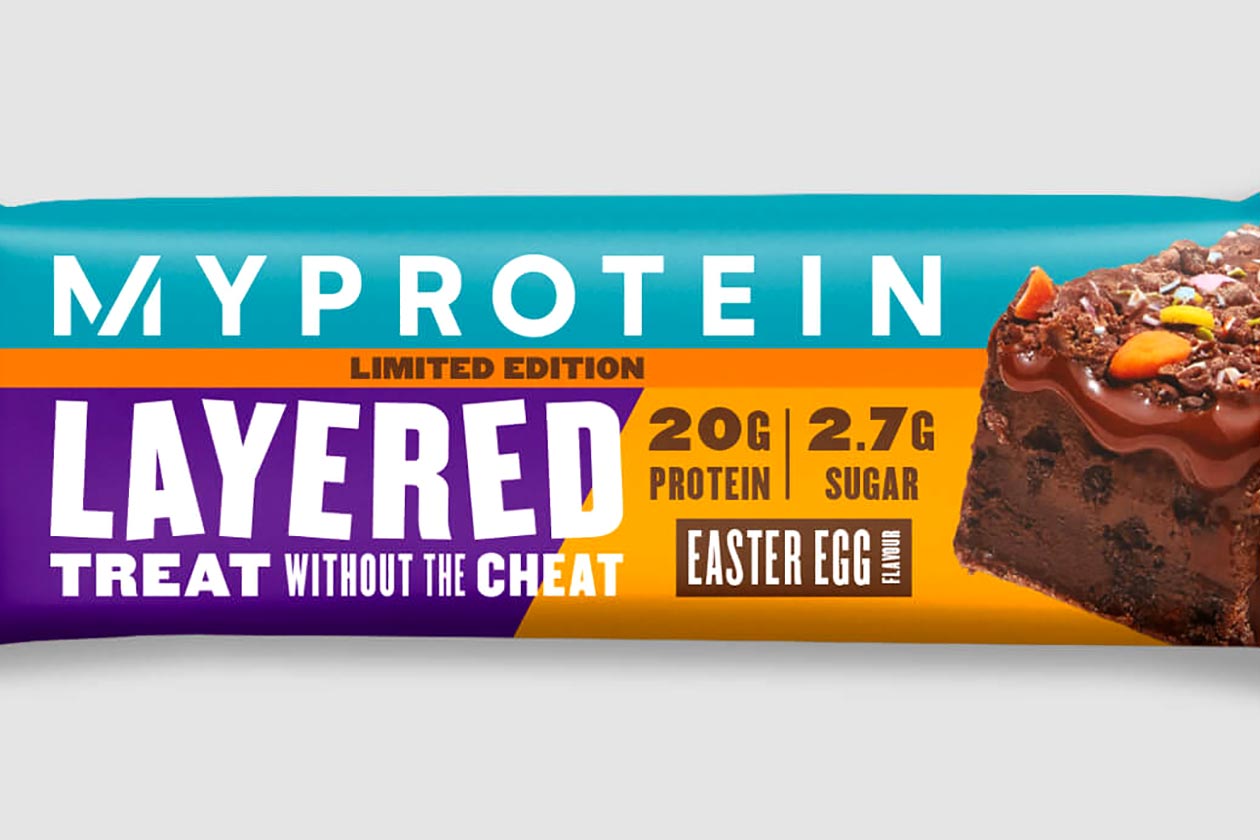 Myprotein's limited Easter Egg Layered Protein Bar arrives for Easter