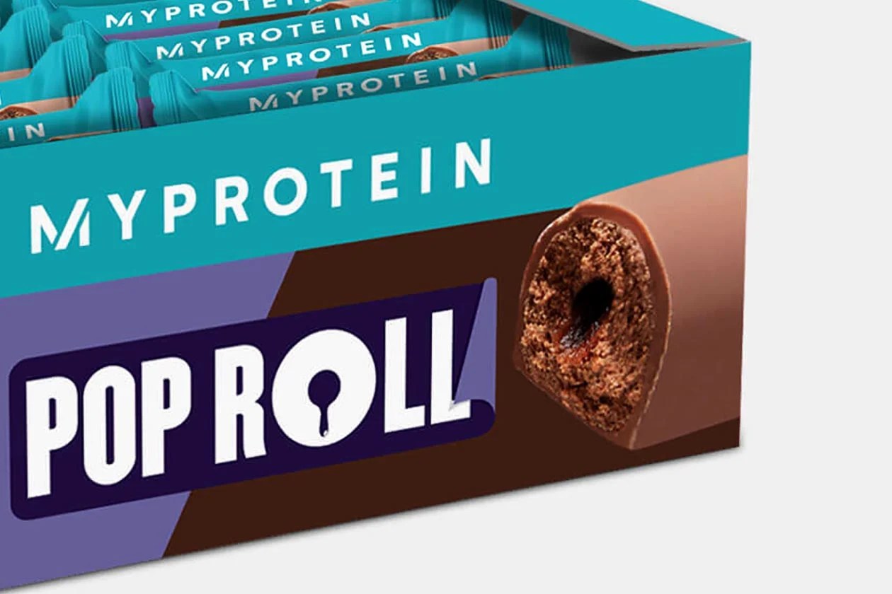 Myprotein Pop Roll puts 8g of protein into a smooth gooey center snack