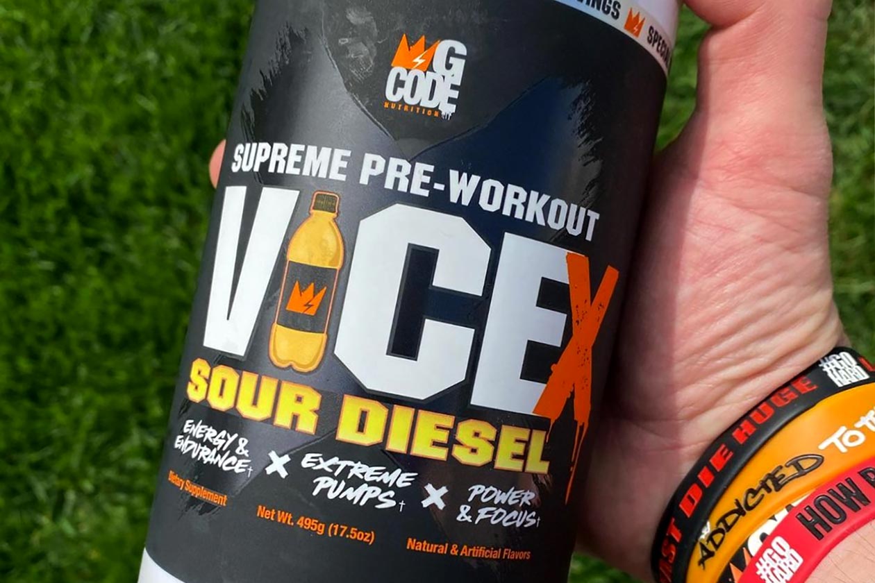 Gcode Nutrition Expands Its Vicex Menu To Three With Sour Diesel Gcode Nutrition Expands Its Vicex Menu To Three With Sour Diesel