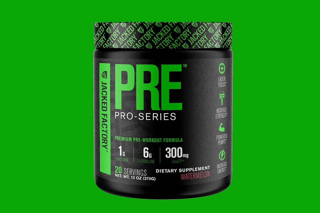 Jacked Factory a comprehensive preworkout to its Pro Series