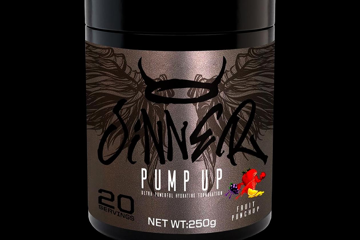 Sinner Supplements reveals its pumpenhancing preworkout Pump Up