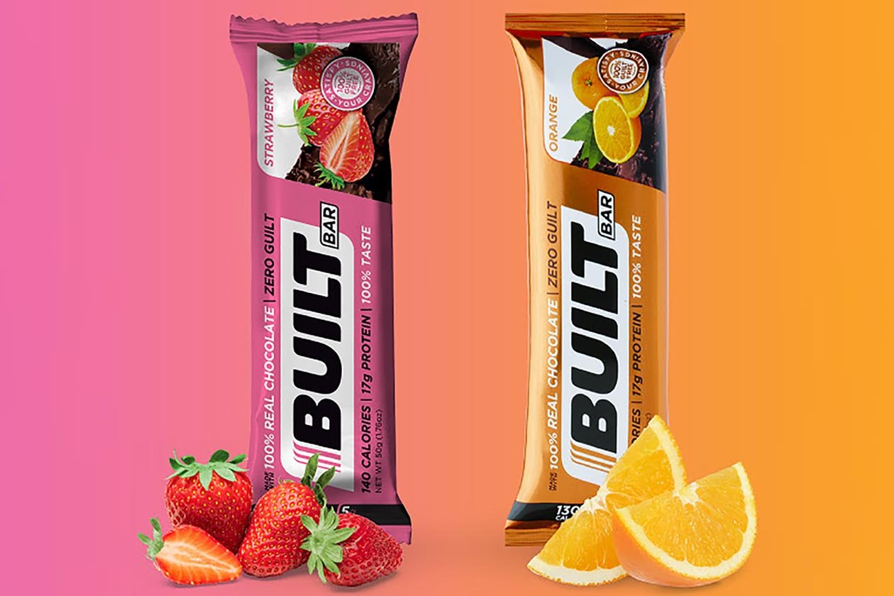 Built Brands Strawberry and Orange Built Bars return for all of summer