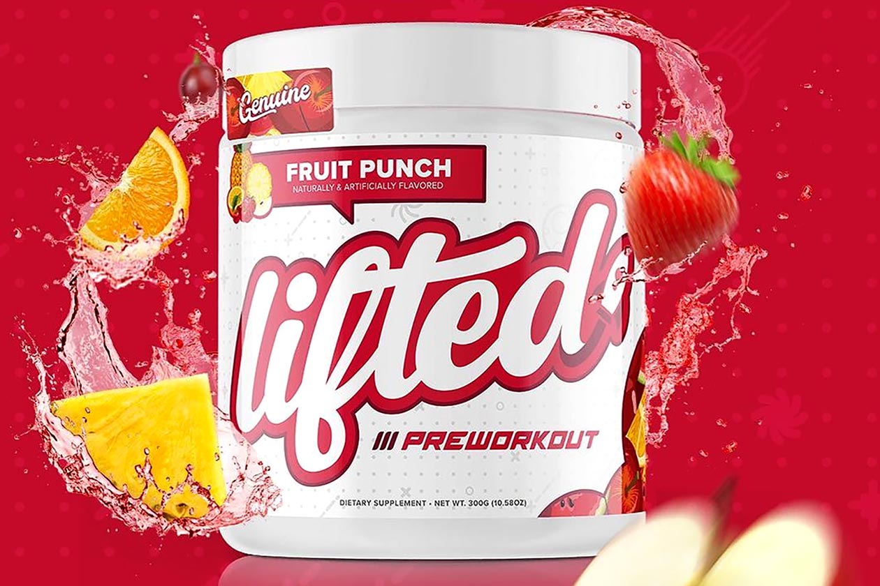 Lifted PreWorkout rolls out its third preworkout flavor in Fruit Punch
