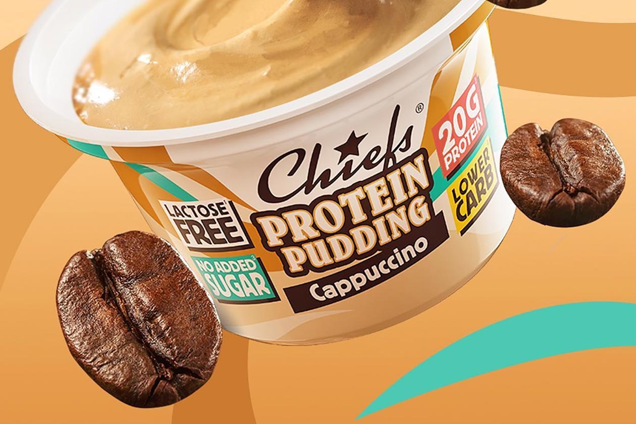 Chiefs from Switzerland drops a Cappuccino flavor of Protein Pudding
