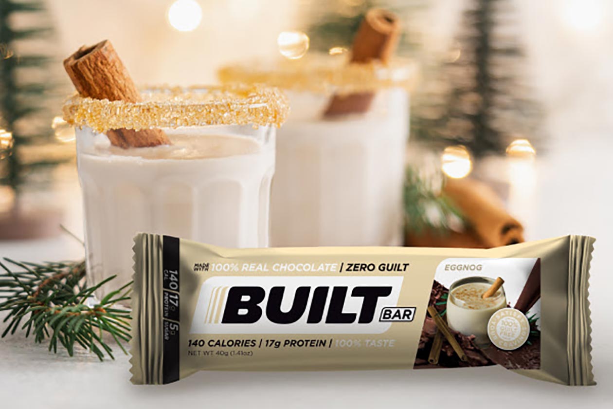 Built Brands drops an Eggnog Built Bar two weeks out from Christmas