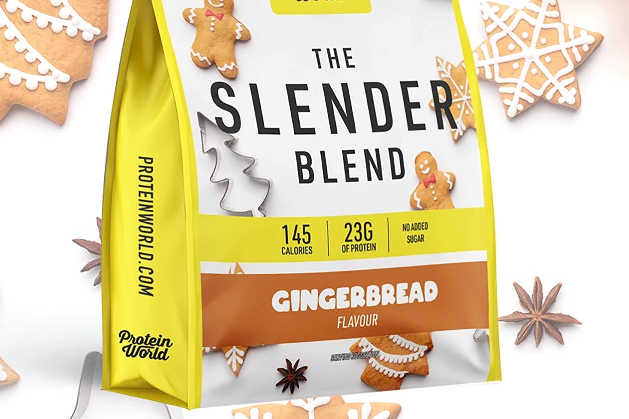 Protein World's Slender Blend also gets a limited Gingerbread flavor