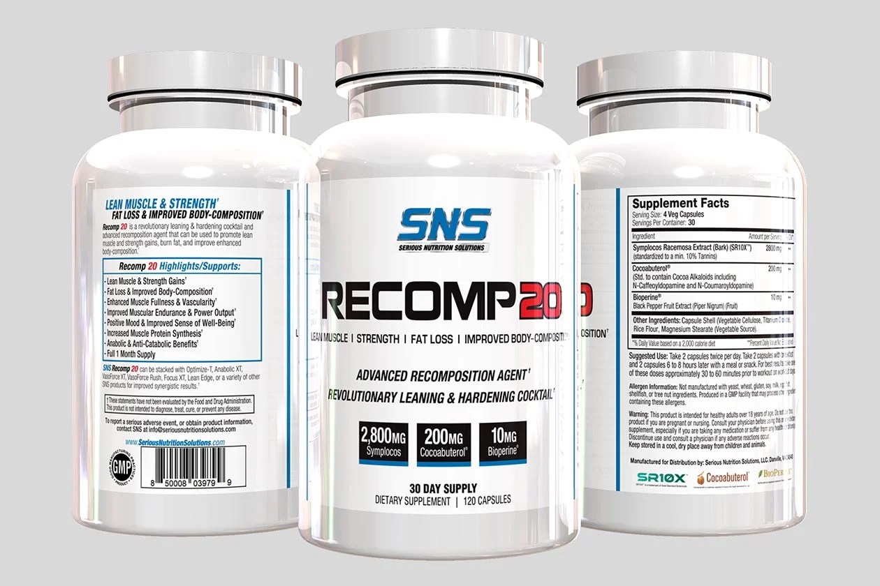 SNS designs Recomp-20 to enhance weight loss and build muscle