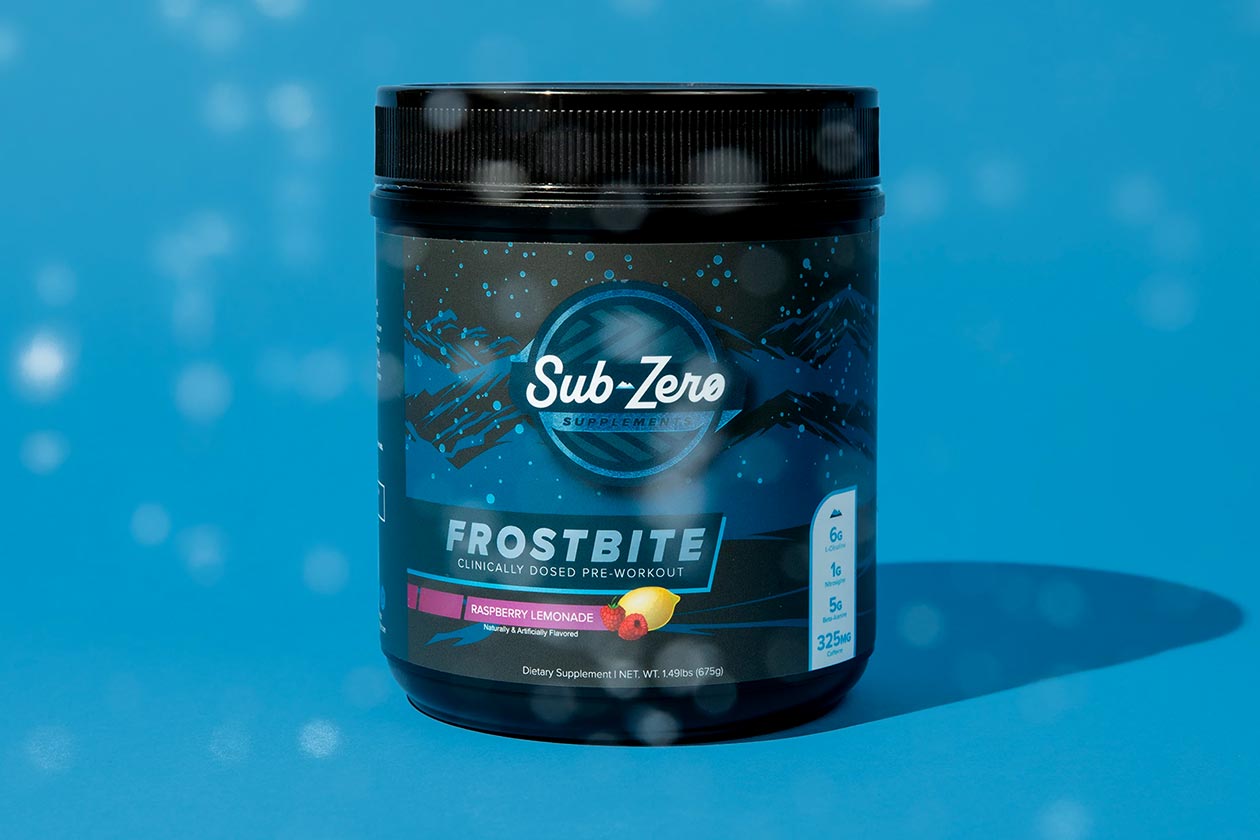 Introducing SubZero Supplements and its preworkout Frostbite