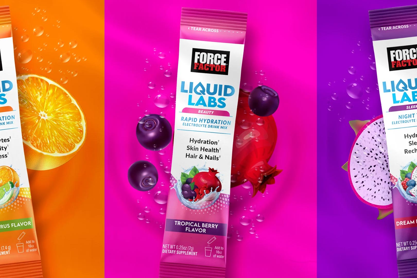 Force Factor introduces its unique Liquid Labs hydration products