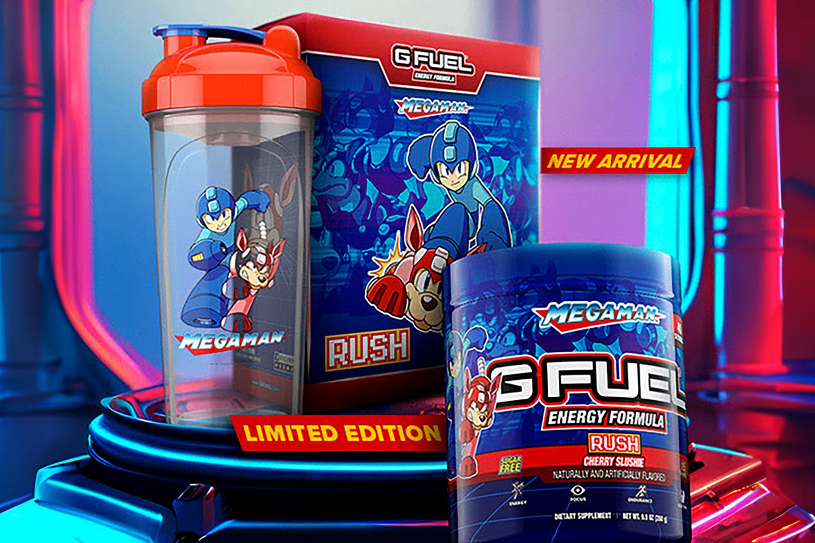 G Fuel and make a flavor based on Mega Man's dog Rush