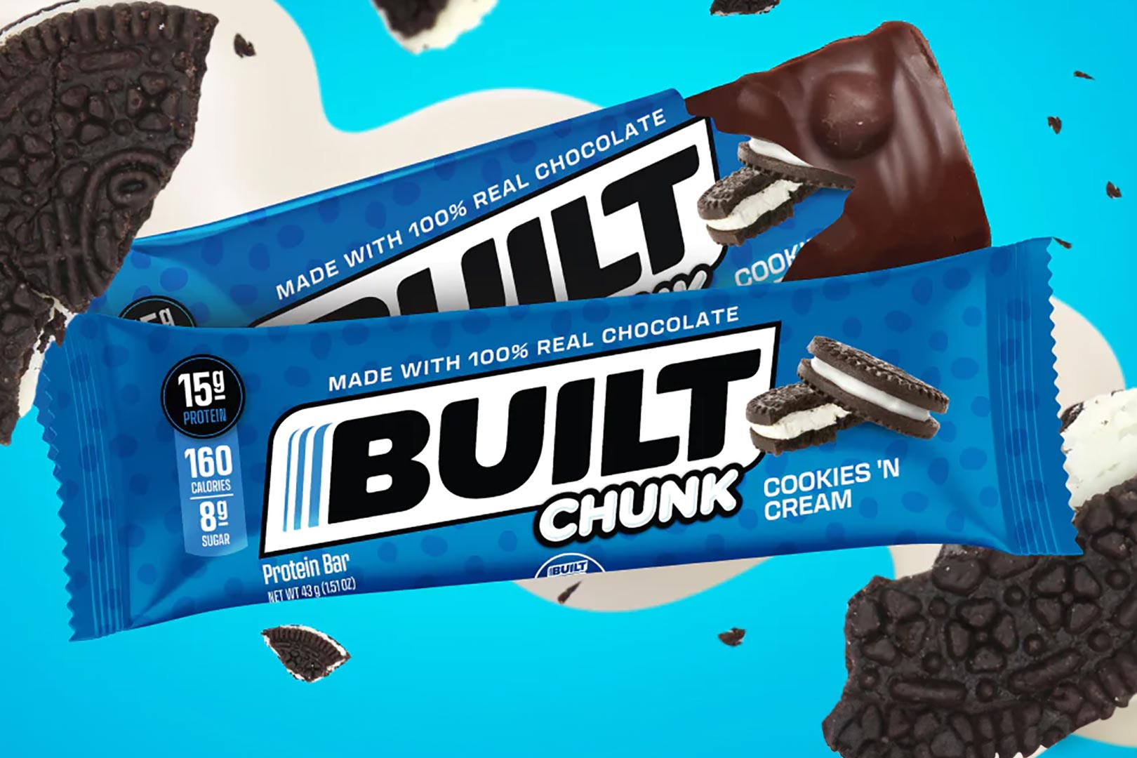 Built Brands introduces its cookiefilled Built Chunks Protein Bar