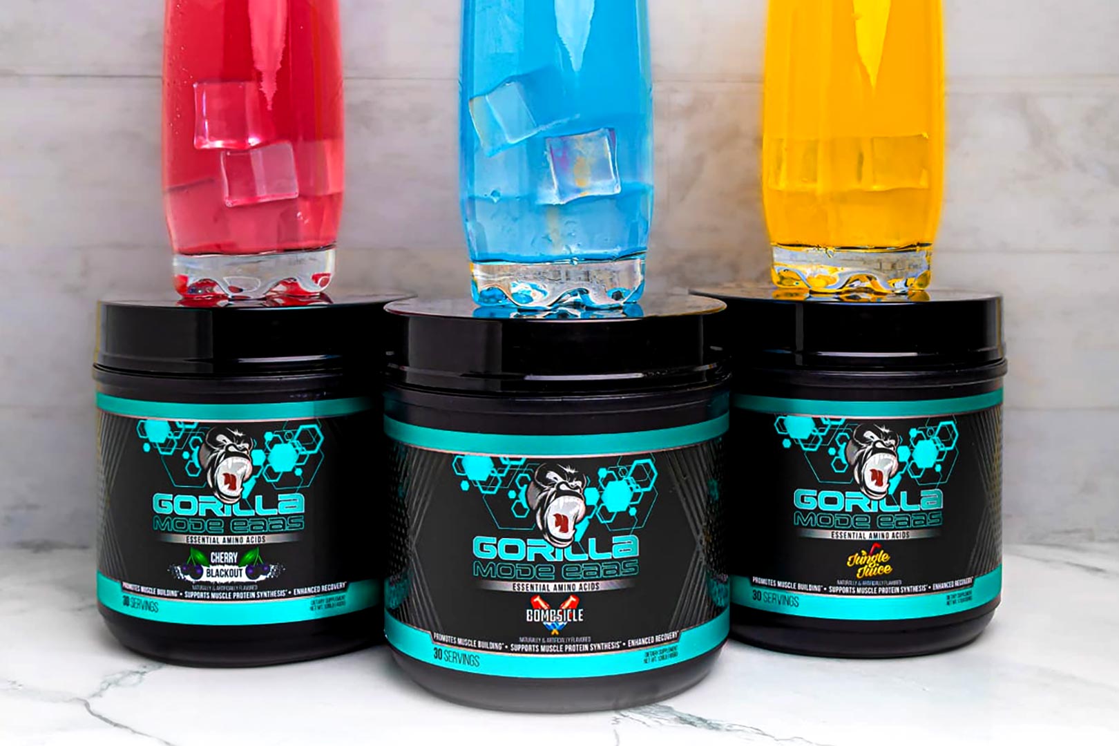 Gorilla Mode EAAs featuring an improved taste and new flavors