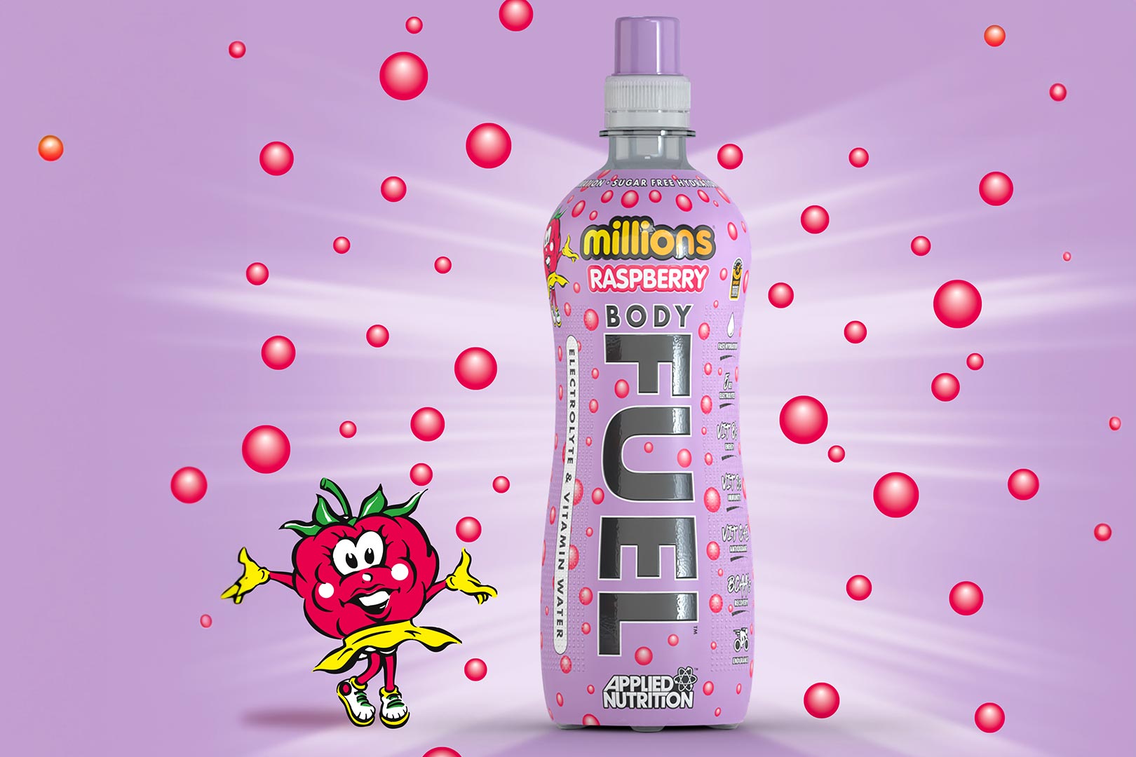 Applied Nutrition unveils its authentic Raspberry Millions Bodyfuel