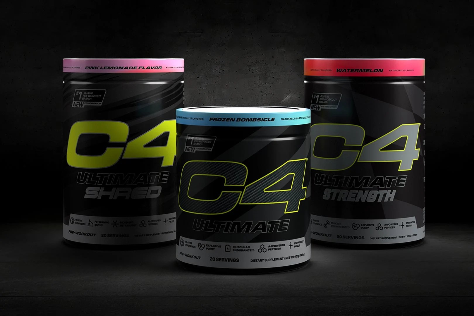 Full details of C4 Ultimate, Ultimate Shred and Ultimate Strength