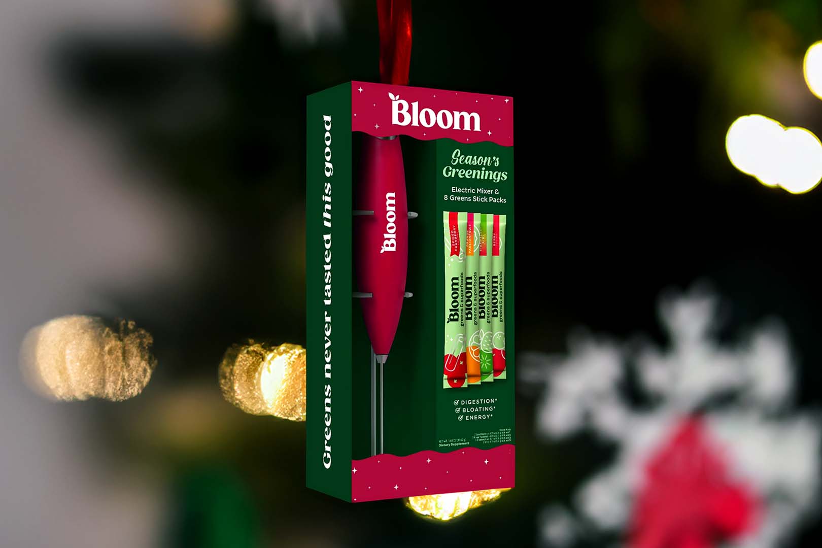 Bloom makes a holiday pack of its flagship Greens & Superfoods