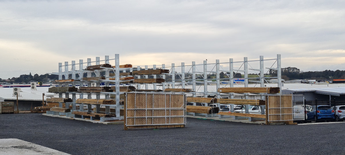 Racks and Shelving for Timber Storage in New Zealand STACKiT