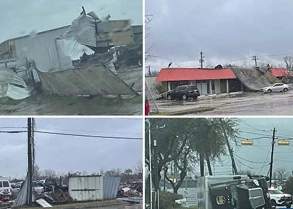 Tornadoes Hit the Near Houston Areas Damage Reported