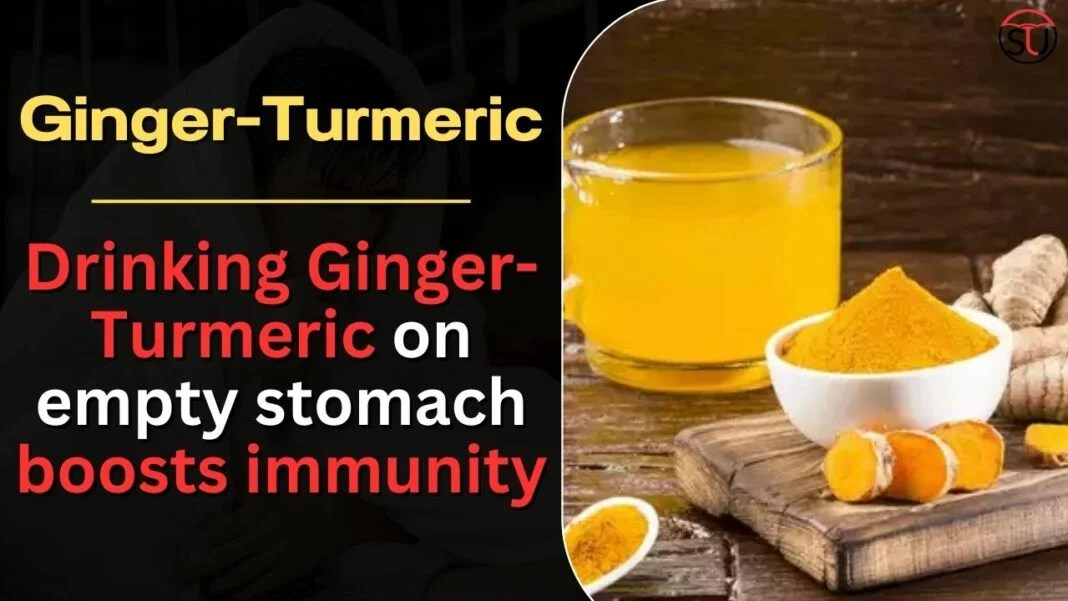 GingerTurmeric Drink Drinking On Empty Stomach Increases Immunity