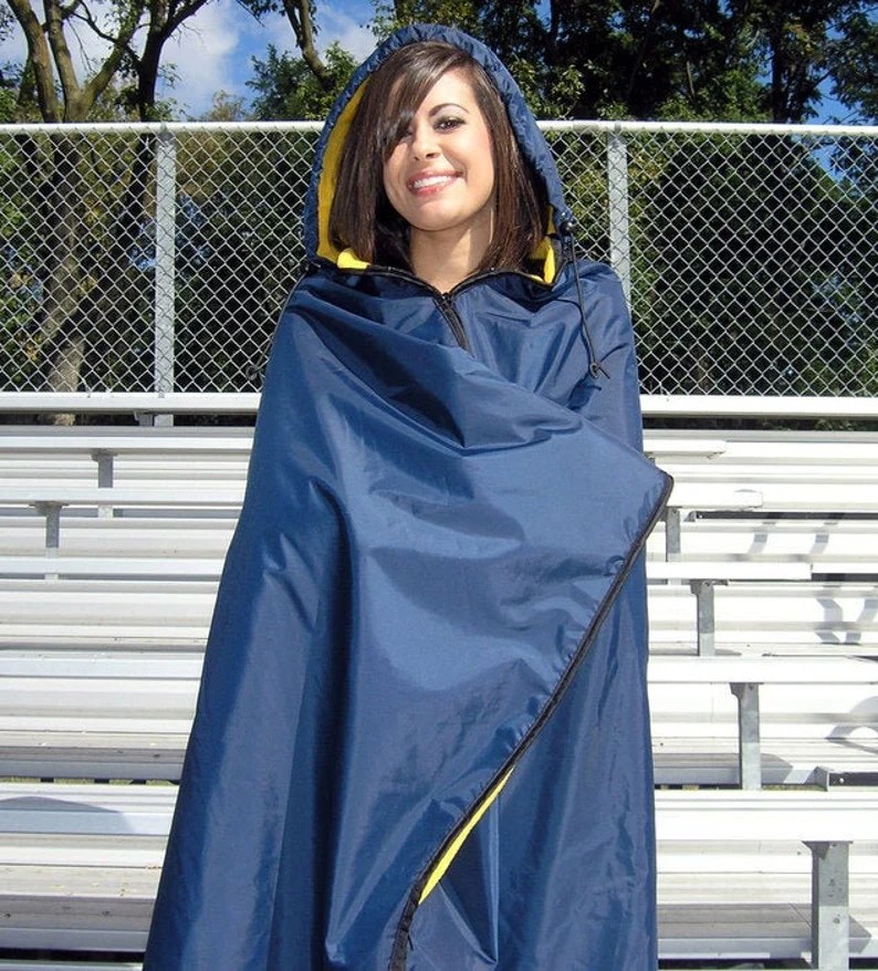 Stadium Blankets with Hoods School Fundraising Blankets Fundraising