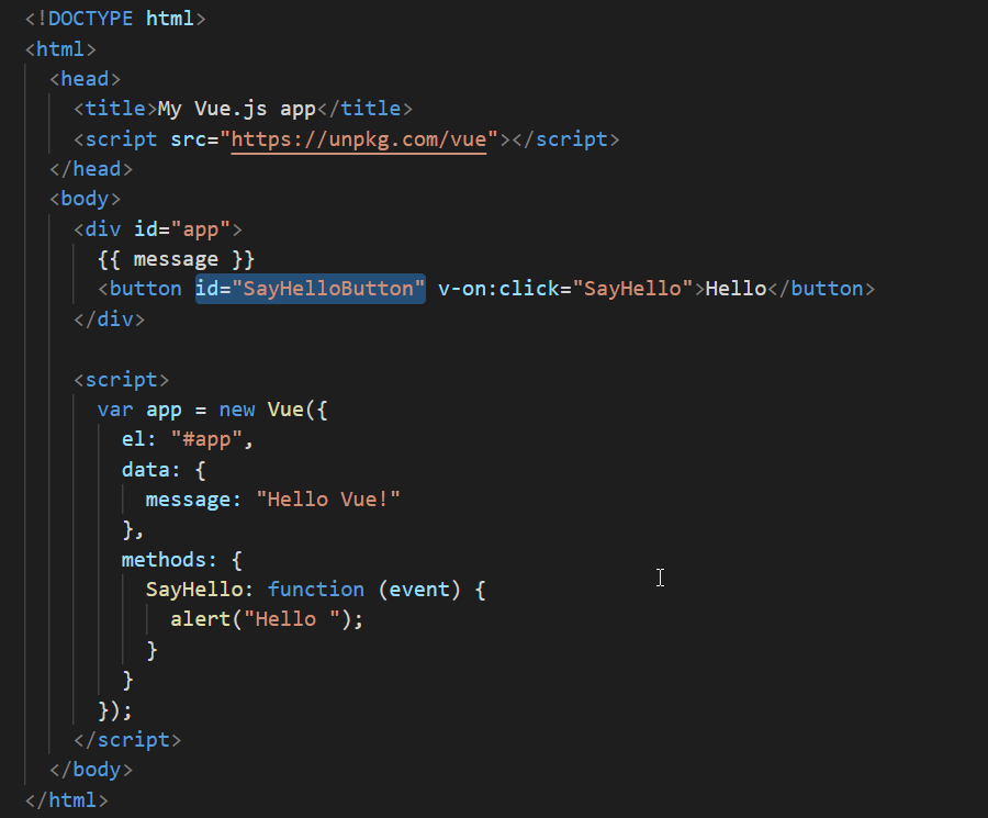 Vue.js Development Add Friendly Element Ids Frank Stadler