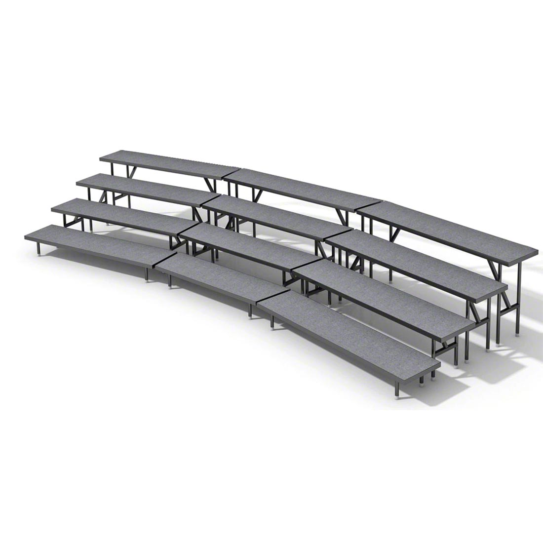 Staging 101 SWS4CR 4Tier 19' Choral Riser StageDrop