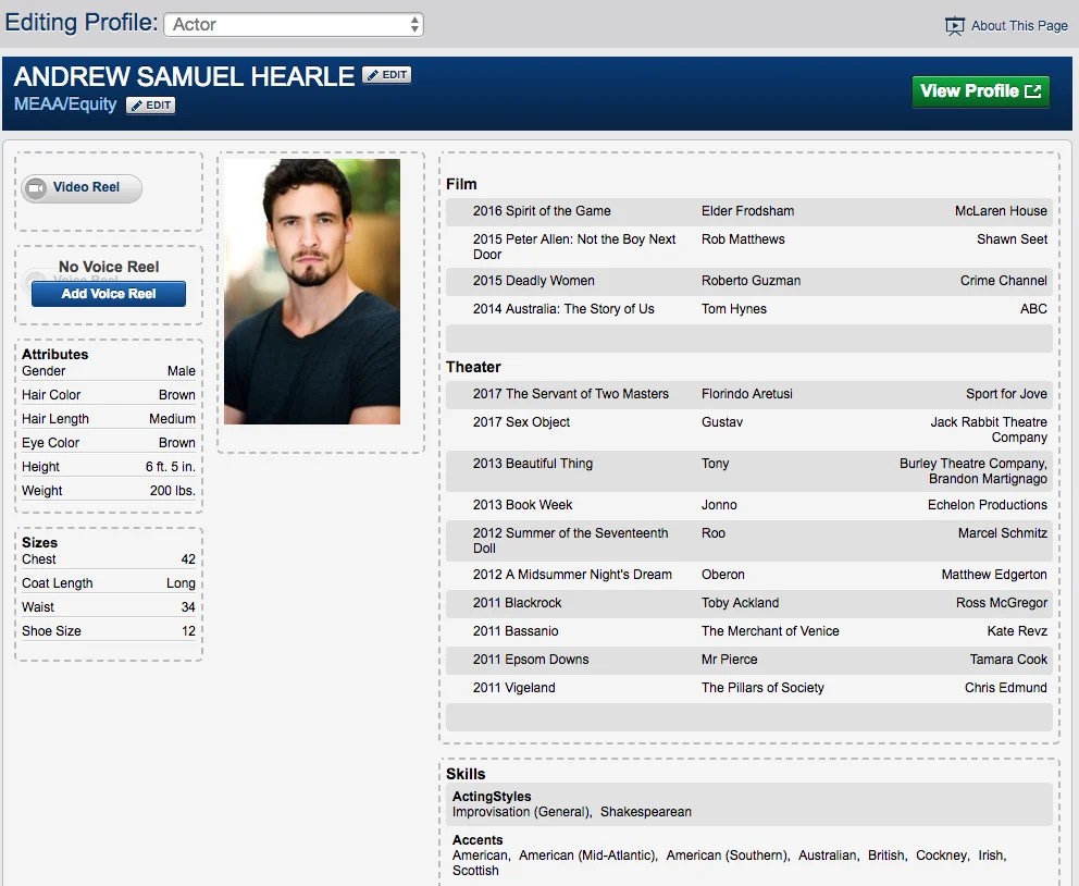 How to Nail your Casting Networks Profile Updating Casting Networks