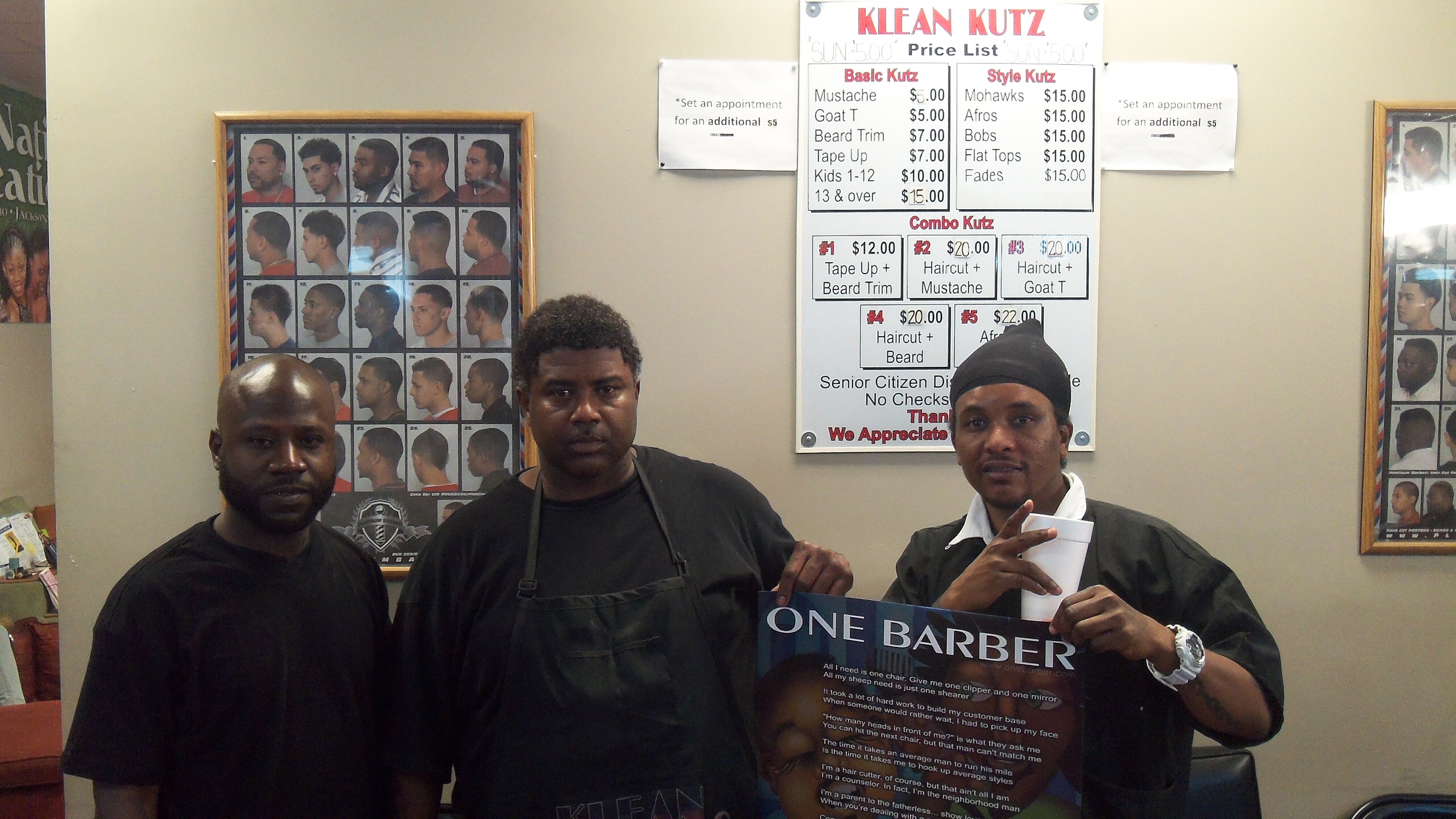 ONE BARBER > Florida Barber Shops in FL hair shops including