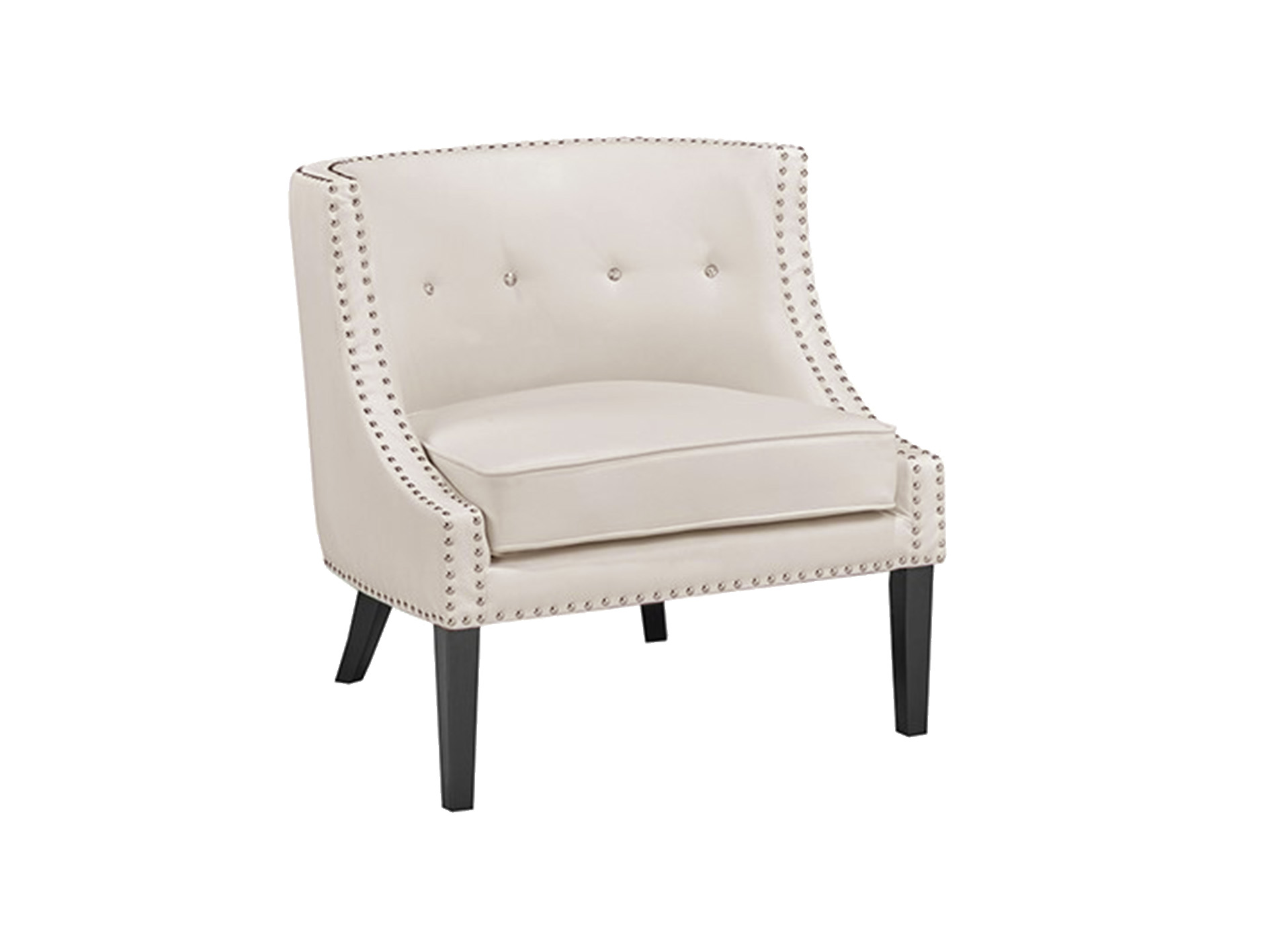 Cuba ACCENT CHAIR (Ivory) Stagers Choice
