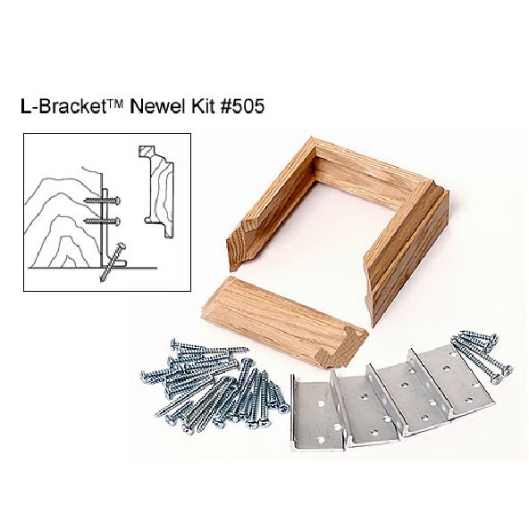 LBracket™ Newel Kit 505 Universal Building Systems