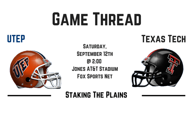 spring 2023 utep Game Thread I UTEP vs. Texas Tech Staking The Plains